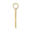Unbranded 10k Yellow Gold Key w/ Heart Pendant