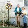 Garden Wind Spinners Outdoor Large Metal, 84'' Yard Art Wind
