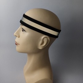 Reflective Sports Headband for Soccer, Running, Yoga - Sweat-Proof & Free Size Ribbon Head Scarf Fluorescent Green 15ea
