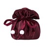 Drawstring Premium Satin 2-in-1 Jewelry Pouch with 16 Interior Pockets,