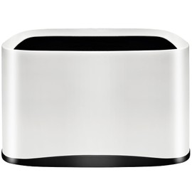 PLACHIDAY Universal Cat Litter Scoop Holder-Kitty Litter Scooper Caddy for Litters Box-Sturdy Scoop Stand Trash Container Suitable for Most Metal Litter Scooper-White