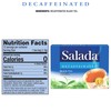 Salada Decaffeinated Black Tea Blended Strong Black Tea with 72