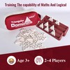 Smilejoy Triangle Domino,Triangular Domino Tiles with Brass Spinners Tabletop Game