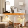 OUTON Beige Drum Lamp Shades for Floor Lamps, 11" Top