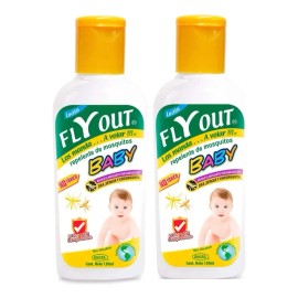 Protector Anti Mosquitos Piel Bebe Fly Out Repelente 2 Pack