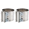 3" Exhaust Clamps 2-PackStainless Steel Band Clamp