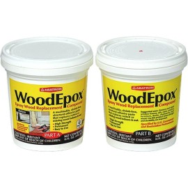FixtureDisplays Abatron WE2PKR pt Part A + pt Part B WoodEpox Epoxy Wood Filler