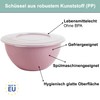Bowl with Lid, 5 Litres, Salad Bowl with Lid, Mixing
