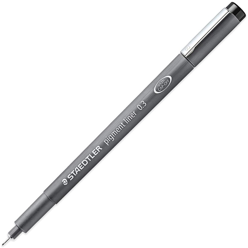 STAEDTLER 308 03-9 Pigment Liner Fineliner Pen - 0.3mm Nib