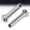 PIT66 Cars Door Lock Knobs Compatible with GM 1971-1988 Chrome