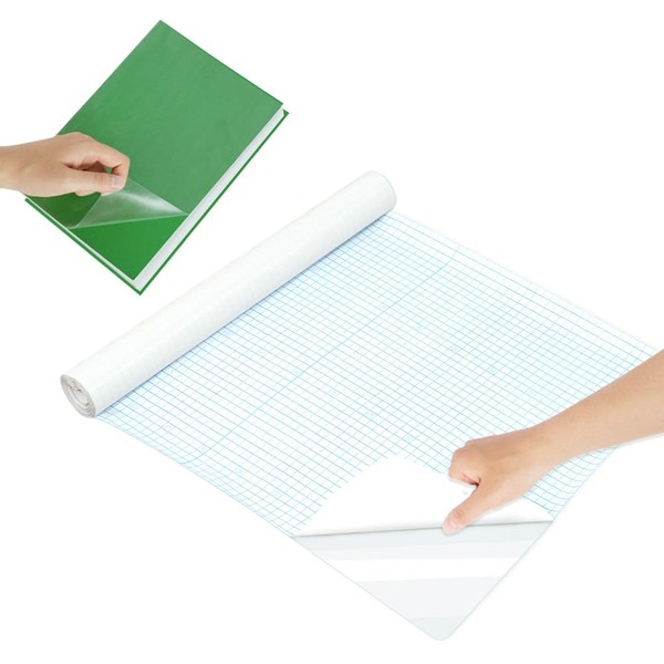 WeBirth Book Cover Film [Japanese Dealers/ Generous Usability] 17.7 inches (45 cm) x 32.8 ft (10 m) Roll Up to A3 OK Clear Type Book Binding Cover Film (10m Transparent)