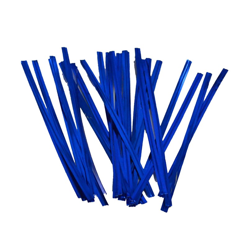 4" / 10cm Metallic Twist Ties [Pack of 100] Available