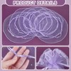 NBEADS 100 Pcs Organza Bags, Diameter 10.3inch Round Drawstring Organza