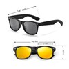 Miuno® Sunglasses Unisex Men Women Case & Glasses Cloth Spring