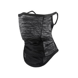 MEPOKI Men's Face Cover, Neck Guard, For Summer, (Opening Structure, Face Cover That Does Not Suffer From Breathing), UPF 50+ Certified, 3-5 ℃ Touch Cool, Over Ear Type, Skin-friendly, UV Face Guard,