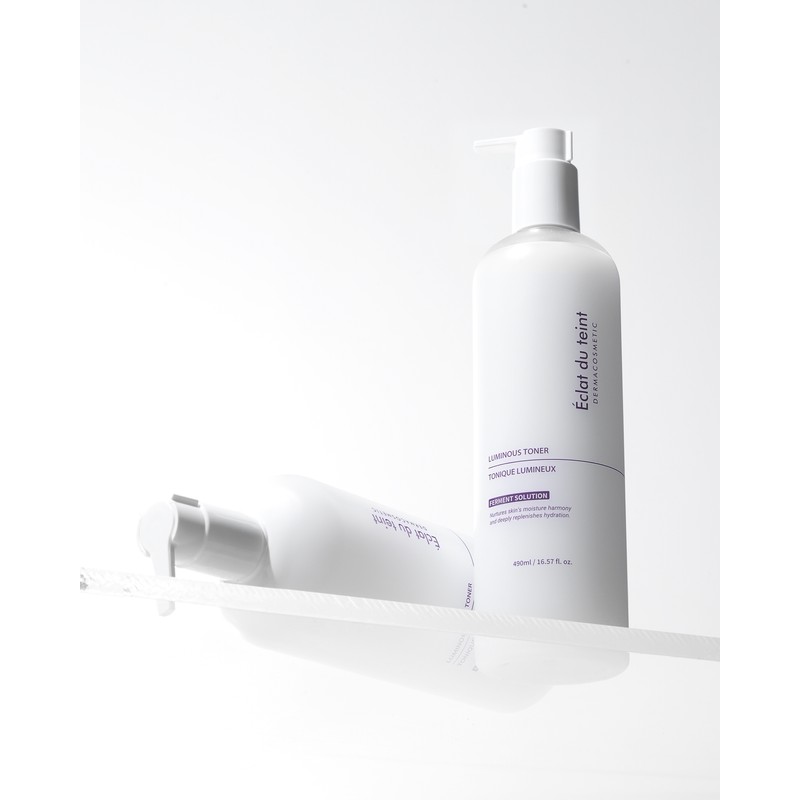 Eclat Dutin Luminous Pore Elasticity Glowing Toner 490ml 💜Luminous Toner