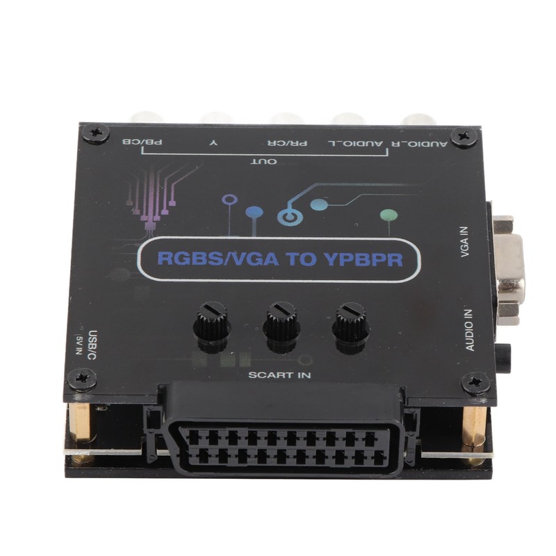 RGBS VGA SCART to YPBPR Component Converter for SFC for