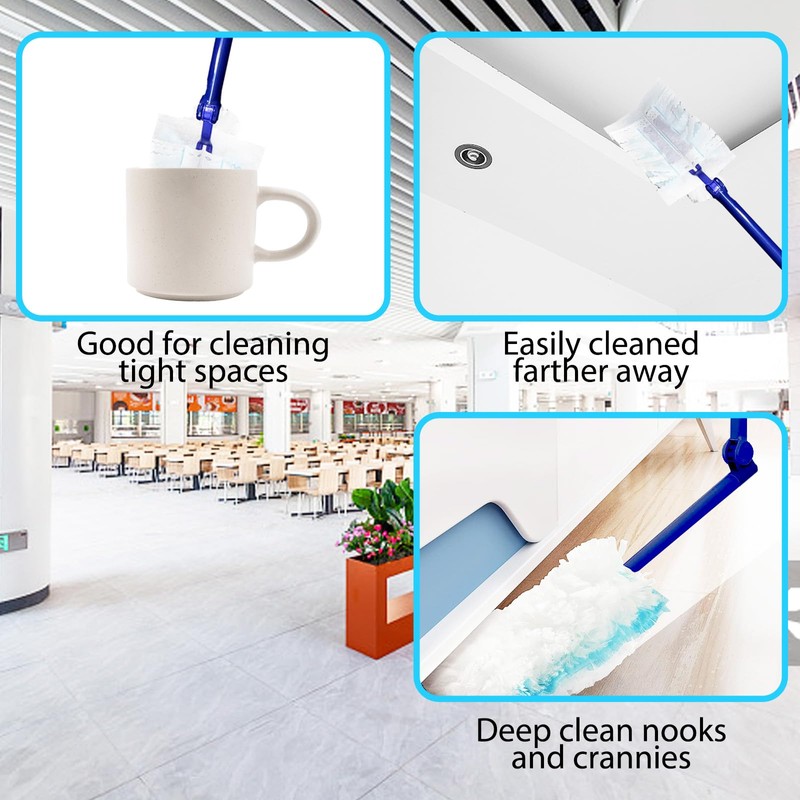 30PCS Fluffy Dusters Refills Compatible with FLASH Dusters, Microfiber Fluffy