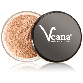 Veana Mineral Foundation - Suede (6g) - ohne Farbstoffe, Öle, Chemikalien, Auffüller, Additive oder Konservierungsstoffe.
