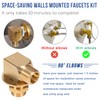 B-0230-K Brass Wall Mount Faucet Installation Kit for T&S B-0230