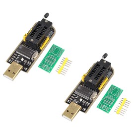 Jopto 2PCS CH341A Series 24 EEPROM BIOS Writer 25 SPI Routing LCD Flash USB Programmer, EEPROM Routing USB Programmer CH341A Writer LCD Flash for 25 SPI Series 24