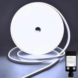 CCILAND LED Strip 10 m Neon Strip 6500 K (White)