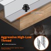 60 PCS #10 x 1-3/4" Hex Head Metal Roofing Screws