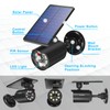 WaitScher Solar Motion Lights Outdoor Waterproof 3600mAh Solar Security Light
