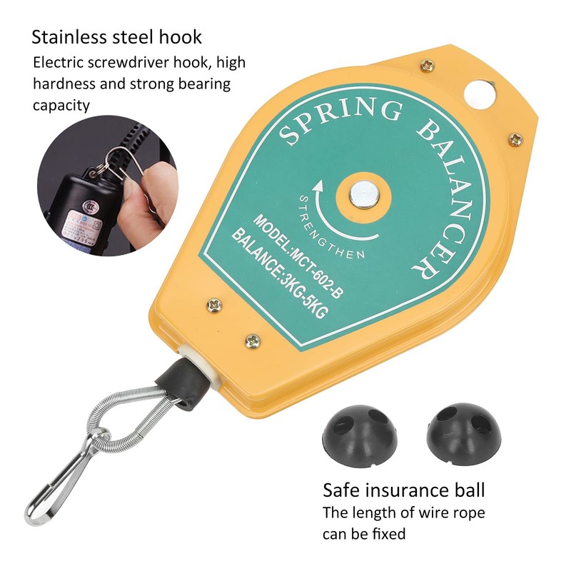Spring Balancer, 3 to 5Kg Load Small Multi Function Retractable
