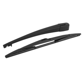 X AUTOHAUX Rear Windshield Wiper Blade Arm Set for Mazda 3 Hatchback 05-07