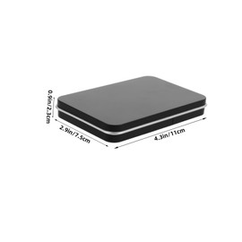 Healeved Eyeshadow Palette Case Magnetic Makeup Organizer Refillable for Lipstick Blush 18 Grids