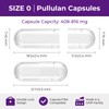 ATLEMISME Pullulan Empty Capsules Size 0 - Vegan Capsules Empty