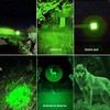 YZYOE Red Flashlight Rechargeable，Green Light Flashlight，Blue Light flashlights，Blood Lights for