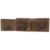 Greenburry Vintage Men's Leather Wallet Brown Landscape Format