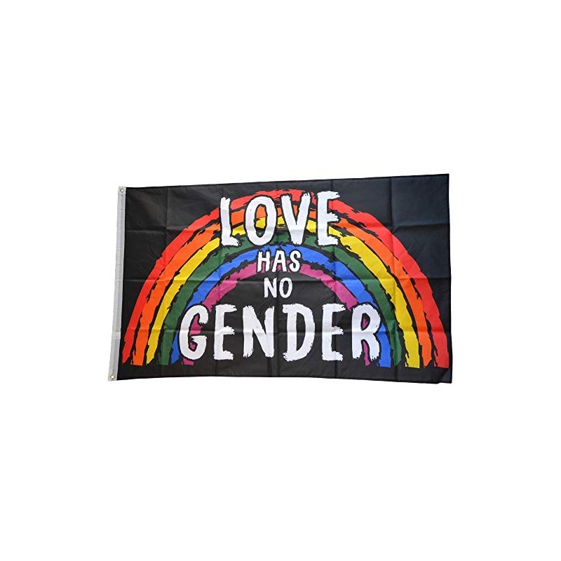 Flaggenfritze® Flag Rainbow Love Has No Gender 90 x 150