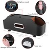 HOLDCY Car Back Seat Organizer with 2 Drink Cup Holder