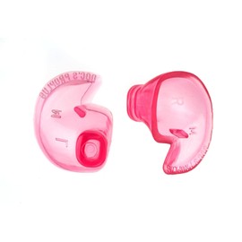 Medium Small – Non-Vented Doc’s Proplugs – Pink – Non-LEASHED – Reusable Earplugs for Swimming, Bathing, Light Industrial Use | Blocks Water, Noise, & Irritation | Includes Case | Made in USA