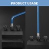 2Pcs 5mm Ball End Hex Key Wrench, L Shaped Long