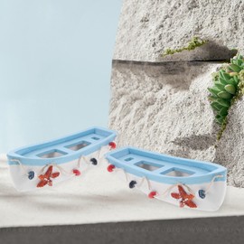 Cabilock Wooden Sailboat Model Vintage Nautical Boat Figurine Fishing Decoration Coastal Beach Themed Ornaments for Bathroom Nursery Desk Bookshelf Countertop