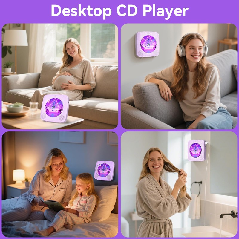 Radio with CD Player Children: Kegaudio Portable CD Players Portable
