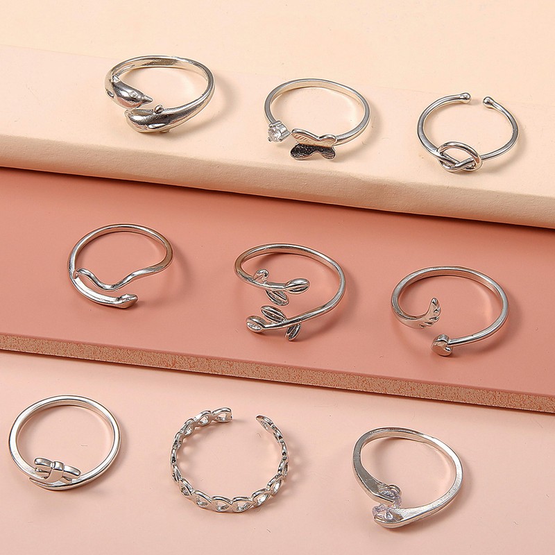 Adjustable Toe Rings for Women Silver Toe Ring Open Tail