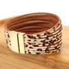 P Ammy Fashion® Multi-layered PU Leather Wrap Bracelets Wide Boho