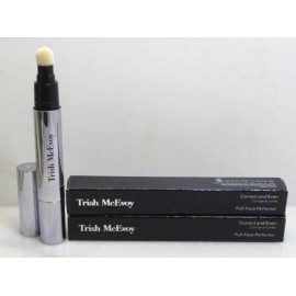 TRISH MCEVOY CORRECT AND EVEN # 3 FULL FACE PERFECTOR 0.12 OZ - LOT OF 2