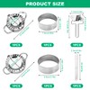 Dumpling Maker, 6-Pack Wrap Maker, Stainless Steel Dumpling Makers for