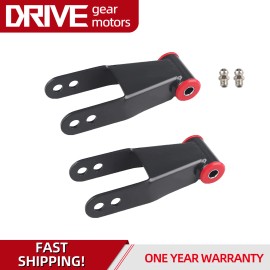 VEHITO 1994-2001 DODGE RAM 1500 2" OR 1" REAR DROP LOWERING SHACKLES SHACKLE 2WD 4WD