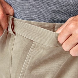 Haggar Men's Comfort Cargo Utility Short (Regular and Big & Tall Sizes), Putty, 34