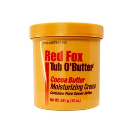 Red Fox Tub O' Butter Cocoa, Moisturizing Creme, 10.5 Ounce