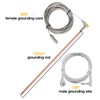 Grounding Rod with 2Pcs Ground Wire, Connects Your Body to