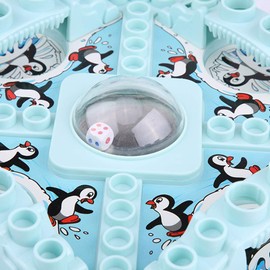Srliya Penguins Board Game, Kids Table Game with 16 Colored Figurines for Boys and Girls 4+,Classic Family Competition Game for Enhancing Strategy Thinking,Parent and Child Interaction