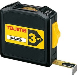 Tajima INL30MY In-Look Measuring Tape, Black/Yellow